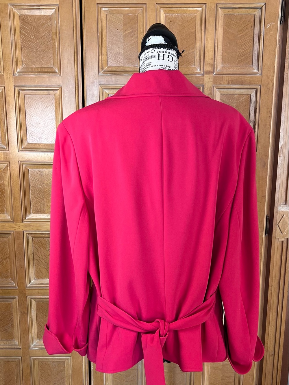Jones New York women’s fuchsia  Single-Breasted Blazer size 18 - Picture 2 of 3